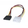 EXERTIS CONNECT SATA-virtasovitinkaapeli Molex – SATA 15 cm 147550