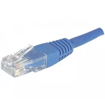 EXERTIS CONNECT CAT.6 U/UTP verkkokaapeli, 1,5 m, sininen, RJ45, lukituskielekkeen suojaus 246740