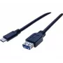 EXERTIS CONNECT USB-C - USB-A -adapterikaapeli, 50 cm, musta 150319