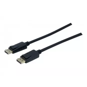 EXERTIS CONNECT DisplayPort 1.2 -kaapeli 4K 3m musta 127032