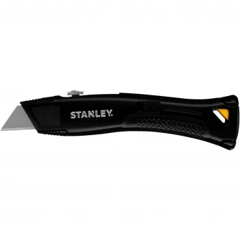 STANLEY FMHT10504-0 raskaan sarjan taskuveitsi sisäänvedettävällä terällä, musta, 3 terää