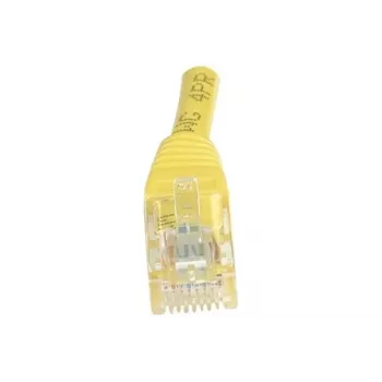 EXERTIS CONNECT Cat6 U/UTP -patchkaapeli, RJ45, keltainen, 1,5 m, Snagless EXC245740