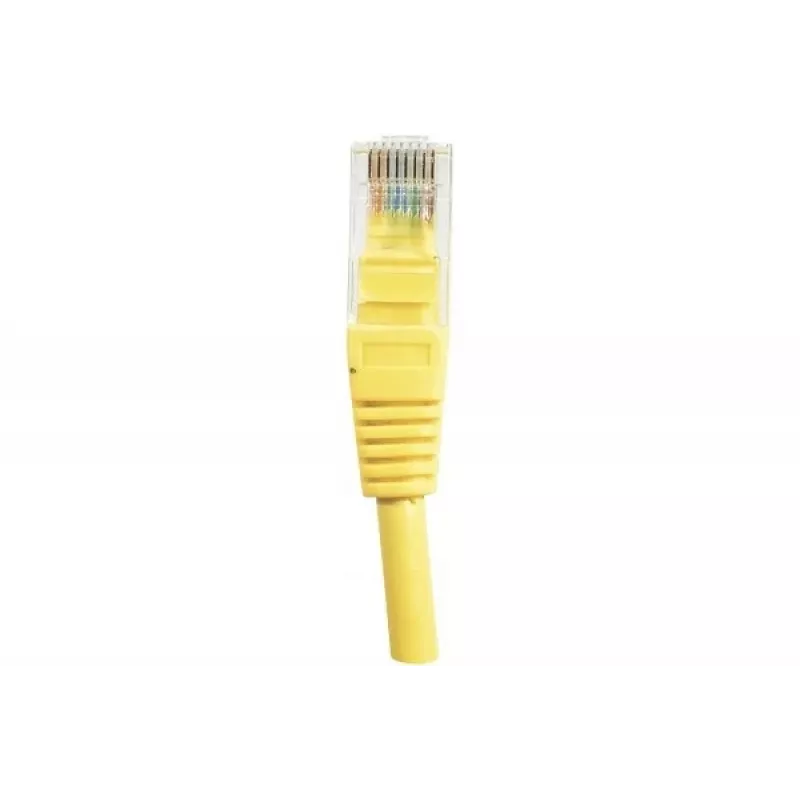 EXERTIS CONNECT Cat6 U/UTP -patchkaapeli, RJ45, keltainen, 1,5 m, Snagless EXC245740