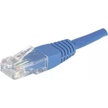 EXERTIS CONNECT Cat.6 U/UTP -patchkaapeli, RJ45, sininen, 1,0 m, lukituskielekkeen suoja 246710
