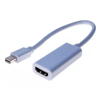Exertis Connect Mini DisplayPort -uros - HDMI-naaras -adapterikaapeli 15 cm valkoinen passiivinen 1080p 127437