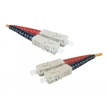 Exertis Connect SC/UPC–SC/UPC Multimode Duplex kuitu-kaapeli, OM2 50/125 µm, LSZH, 1 m, oranssi 392691