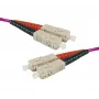 Exertis Connect OM4 kuitu-patchkaapeli, SC Duplex - SC Duplex, UPC, 20 m, 50/125 µm, HD, 2 mm 392818