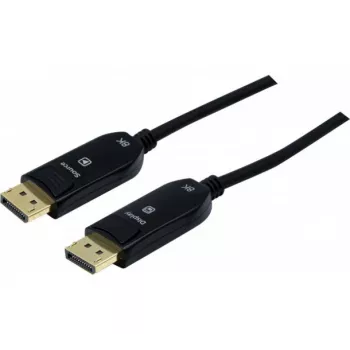 EXERTIS CONNECT DisplayPort 1.4 hybridi-kuitujohto, 8K, DisplayPort uros - DisplayPort uros, 50 m (128069)