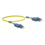 Exertis Connect LC/UPC - LC/UPC Single-Mode OS2 Duplex kuitu-patchkaapeli, 5 m, LSZH, Uniboot, keltainen 392934