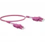 EXERTIS CONNECT Uniboot kuitu-patchkaapeli, 50/125 µm OM4, LC Duplex - LC Duplex, UPC, Erika Violet, 3,0 m 392953