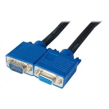 EXERTIS CONNECT Premium S-VGA jatkokaapeli, 15,0 m, musta 138841