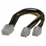 EXERTIS CONNECT PCI Express -virtasovitinkaapeli 6-pin - 2x 6-pin (146694)