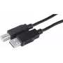 Exertis Connect USB 2.0 -kaapeli A - B uros 3 m musta 532450