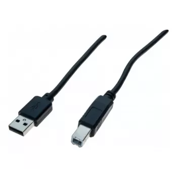 Exertis Connect USB 2.0 -kaapeli A - B uros 3 m musta 532450
