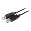 Exertis Connect USB 2.0 -kaapeli A - B uros 3 m musta 532450
