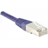 EXERTIS CONNECT Cat6 F/UTP -patchkaapeli, violetti, 1,0 m, Slim Snagless Boot 234170