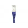 EXERTIS CONNECT Cat6 F/UTP -patchkaapeli, violetti, 1,0 m, Slim Snagless Boot 234170