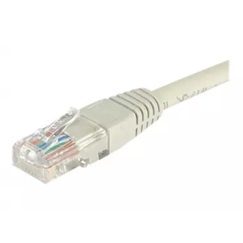 EXERTIS CONNECT Cat6 U/UTP -patchkaapeli, 5 m, harmaa, RJ45, Snagless EXC848500