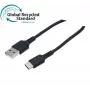 Exertis Connect USB 2.0 -kaapeli, 60W, USB-A – USB-C, musta, 1,0 m (532555)