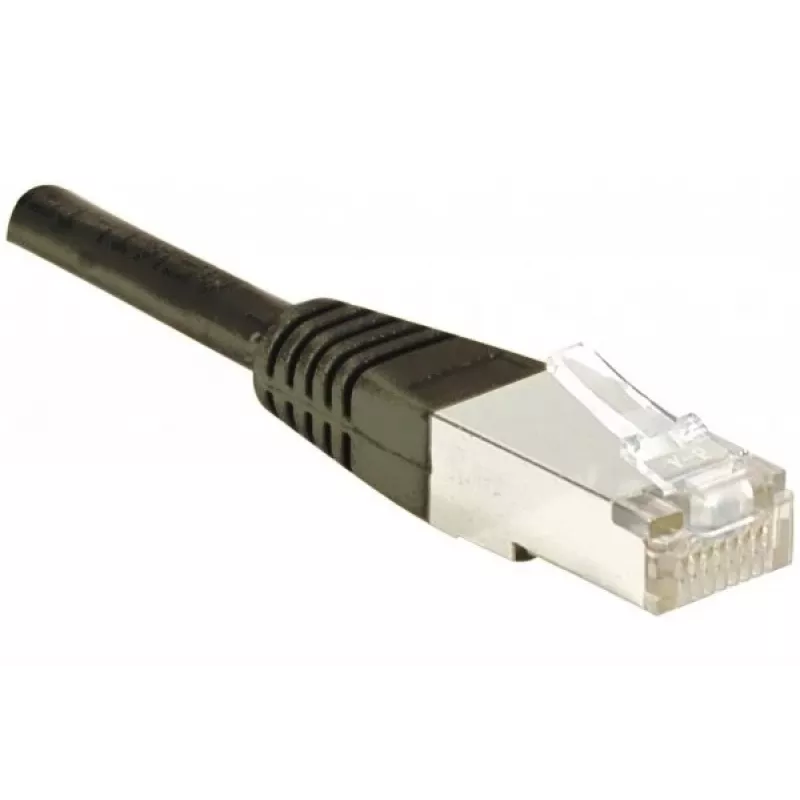 EXERTIS CONNECT Cat6 F/UTP -patchkaapeli, 3 m, musta, Slim Snagless Boot 234250