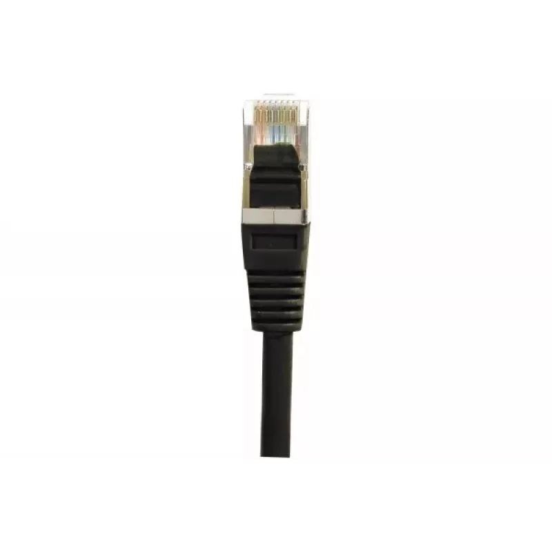 EXERTIS CONNECT Cat6 F/UTP -patchkaapeli, 3 m, musta, Slim Snagless Boot 234250