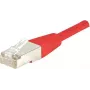 EXERTIS CONNECT Cat.6 F/UTP -patchkaapeli, punainen, 1,0 m, Slim Snagless Boot 842103