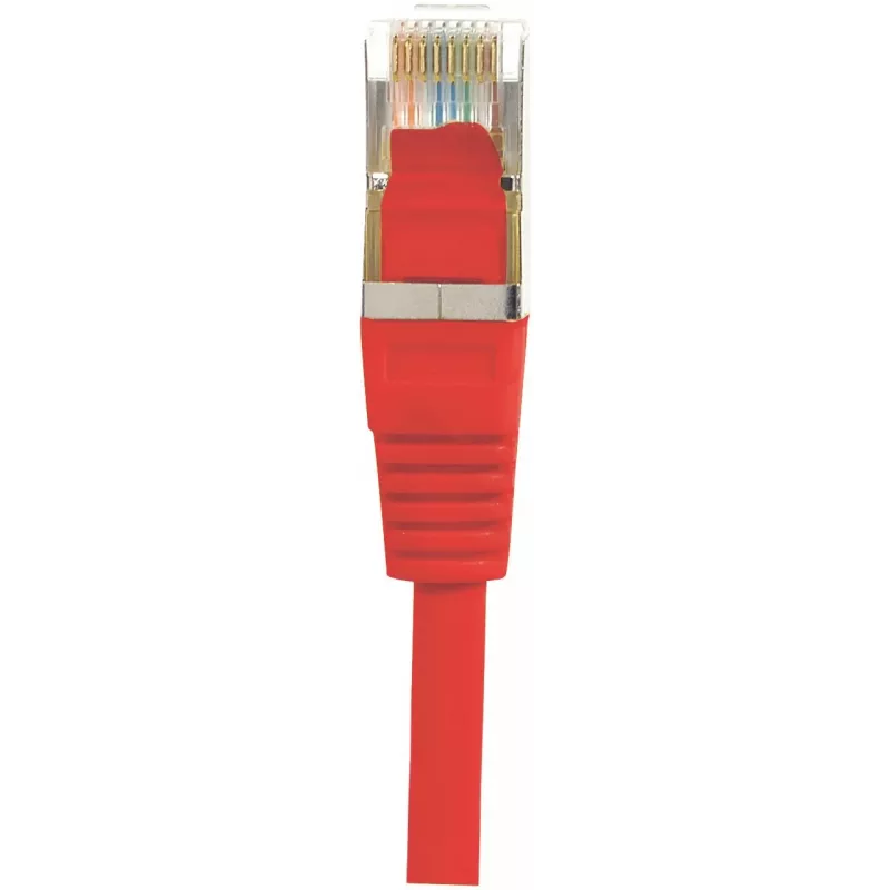 EXERTIS CONNECT Cat.6 F/UTP -patchkaapeli, punainen, 1,0 m, Slim Snagless Boot 842103