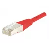 EXERTIS CONNECT Cat.6 F/UTP -patchkaapeli, punainen, 1,0 m, Slim Snagless Boot 842103