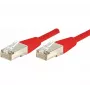 EXERTIS CONNECT Cat.6 F/UTP -patchkaapeli, punainen, 10 m 243560