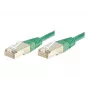 Exertis Connect 244560 Cat6 F/UTP -verkkokaapeli, 10 m, vihreä
