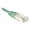 EXERTIS CONNECT Cat.6 F/UTP -patchkaapeli, 7 m, vihreä, Slim Snagless 244570