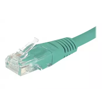 EXERTIS CONNECT Cat6 U/UTP -patchkaapeli, 5 m, vihreä, RJ45, salpasuoja 244750