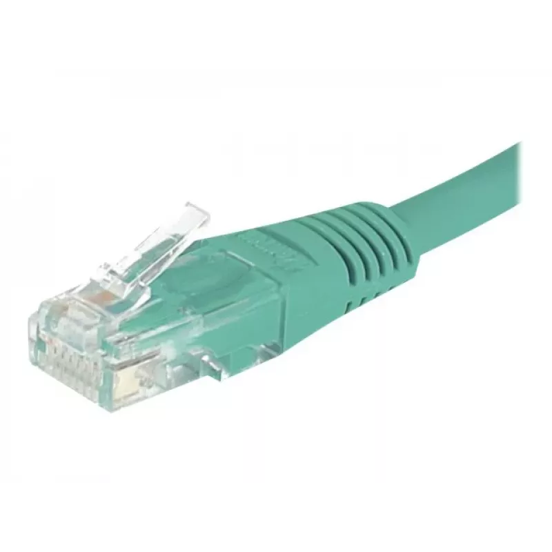 EXERTIS CONNECT Cat6 U/UTP -patchkaapeli, 5 m, vihreä, RJ45, salpasuoja 244750