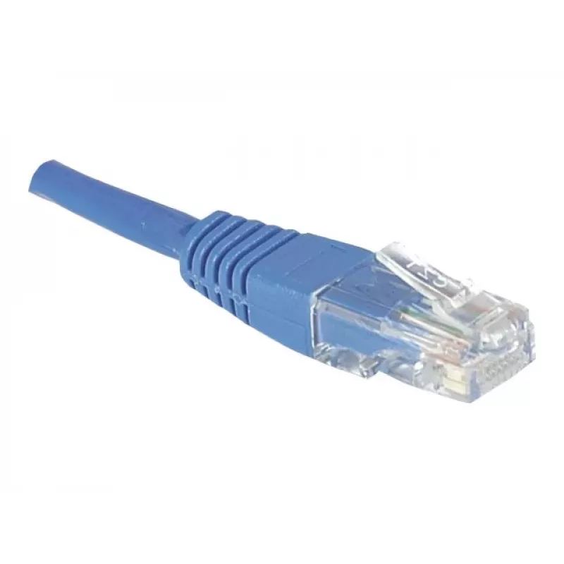 EXERTIS CONNECT Cat.6 U/UTP -patchkaapeli, RJ45, sininen, 3 m, Snagless 246730