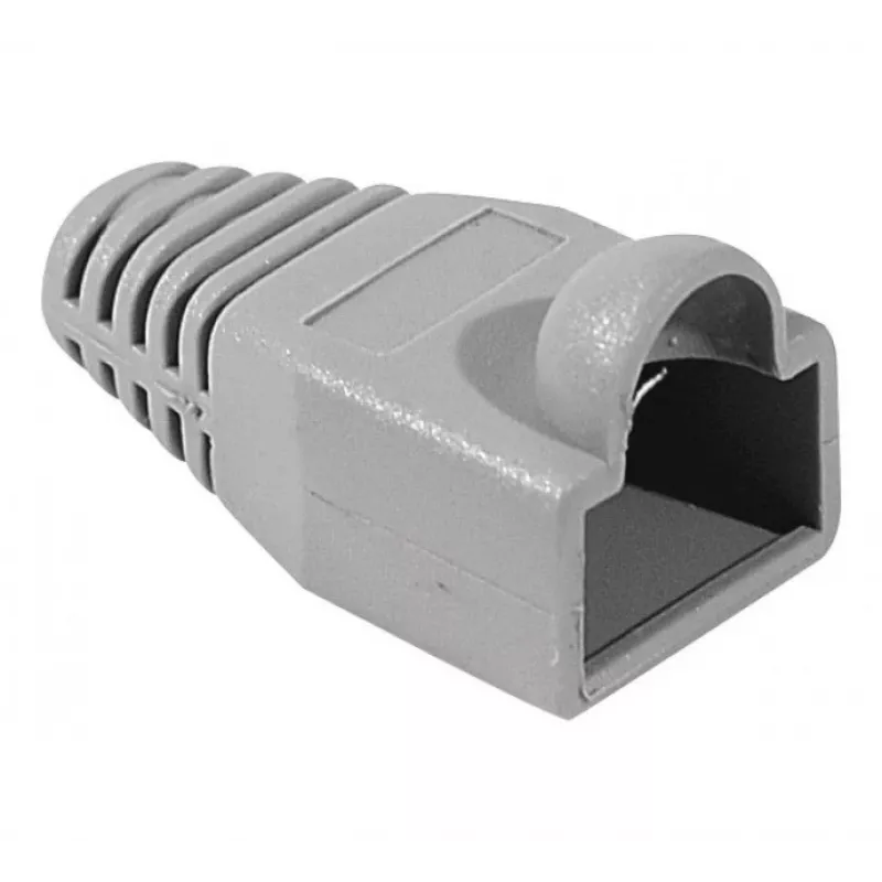 EXERTIS CONNECT RJ45-taittosuoja pyöreille kaapeleille, harmaa, 10 kpl:n pakkaus 253161