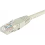 EXERTIS CONNECT Cat6 U/UTP -patchkaapeli, 2 m, harmaa, Snagless RJ45 EXC848200