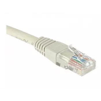 EXERTIS CONNECT Cat6 U/UTP -patchkaapeli, 0,5 m, harmaa, RJ45, Snagless EXC848050