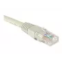 EXERTIS CONNECT Cat6 U/UTP -patchkaapeli, 0,5 m, harmaa, RJ45, Snagless EXC848050