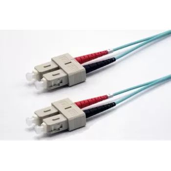 Ekivalan OM3 Duplex kuitu-patchkaapeli SC/SC 1 m aqua COZOM3DCDC2SA0010A