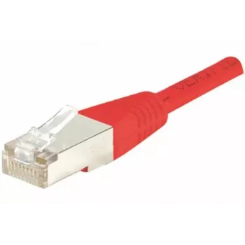 EXERTIS CONNECT Cat.6 F/UTP -patchkaapeli, punainen, 0,5 m, Slim Snagless -suojaholkki 842053