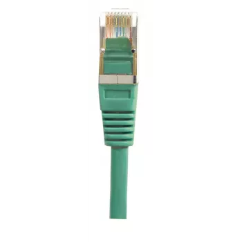 EXERTIS CONNECT Cat.6 F/UTP patchkaapeli, vihreä, 1,0 m, Slim Snagless 842102