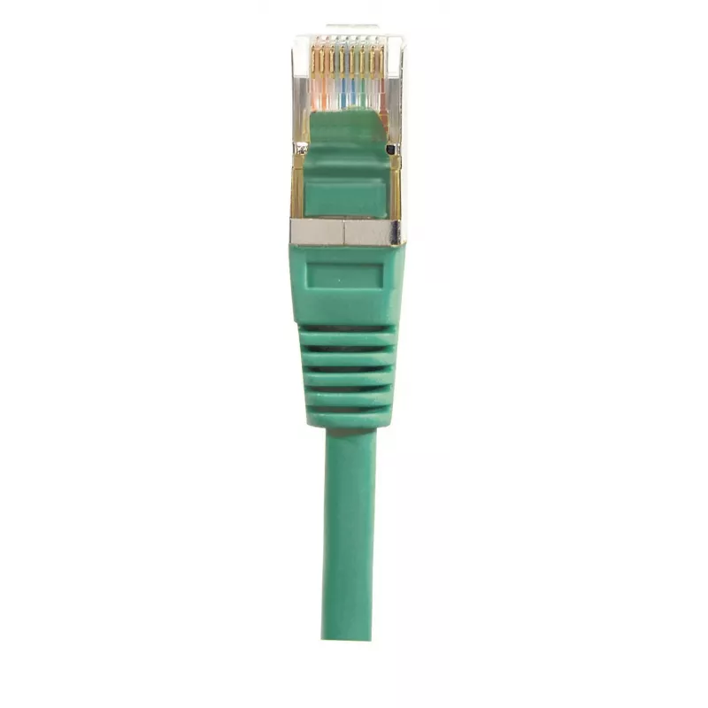 EXERTIS CONNECT Cat.6 F/UTP patchkaapeli, vihreä, 1,0 m, Slim Snagless 842102