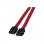 Exertis Connect SATA-datakaapeli – 75 cm, punainen, suora-suora, 6 Gbps 314013