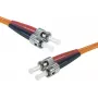 Exertis Connect ST/UPC monimuoto Duplex OM2 kuitu-patchkaapeli 3 m oranssi 392713