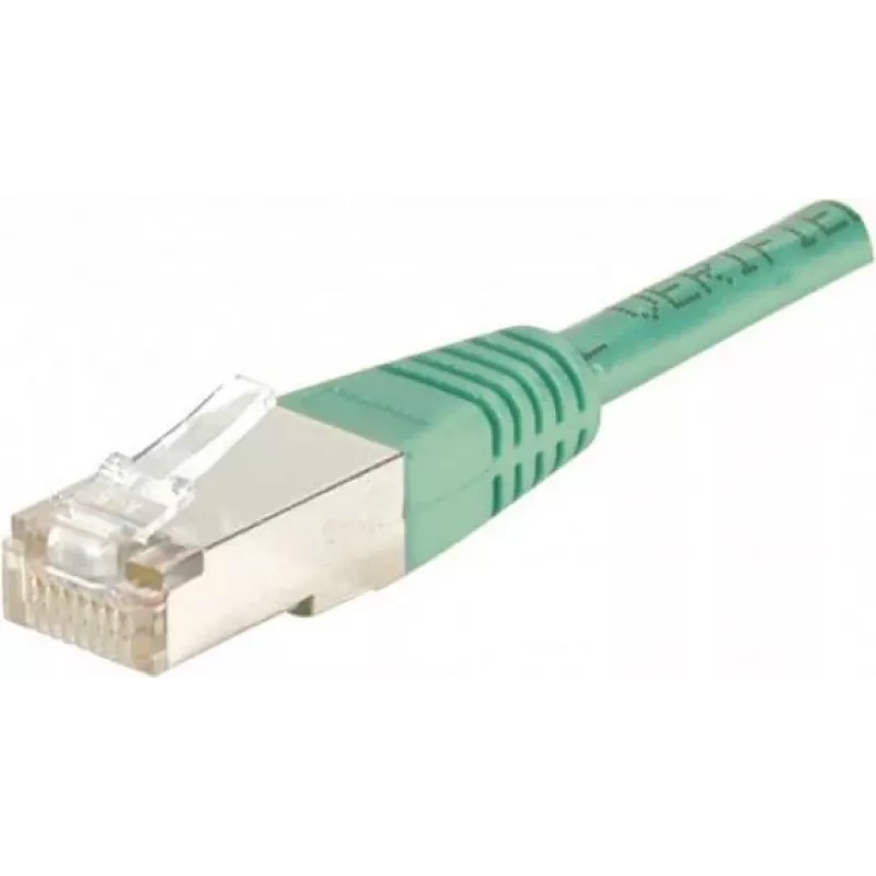 Exertis Connect Cat5e F/UTP patchkaapeli, RJ45, vihreä, 0,5 m 847162
