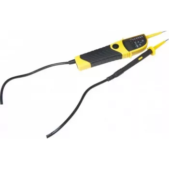 EXERTIS CONNECT jännitetesteri LCD-näytöllä ja suurjänniteilmaisimella, 12-600V AC/DC 045076