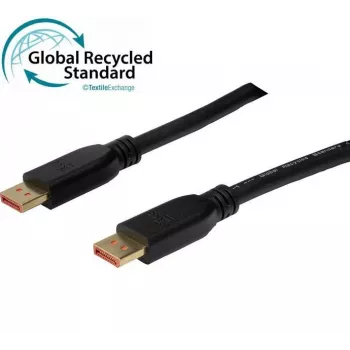 Exertis Connect DisplayPort 2.1 -kaapeli, 80 Gbit/s, UHBR20, 4:4:4, GRS, DisplayPort uros - DisplayPort uros, 3,0 m (127247)