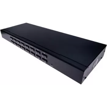 EXERTIS CONNECT 16-porttinen USB/PS/2 KVM-kytkin OSD:llä ja IP-etäkäytöllä 66310