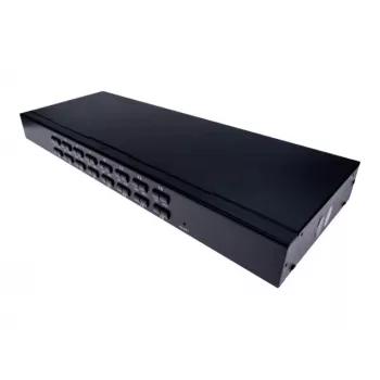 EXERTIS CONNECT 16-porttinen USB/PS/2 KVM-kytkin OSD:llä ja IP-etäkäytöllä 66310