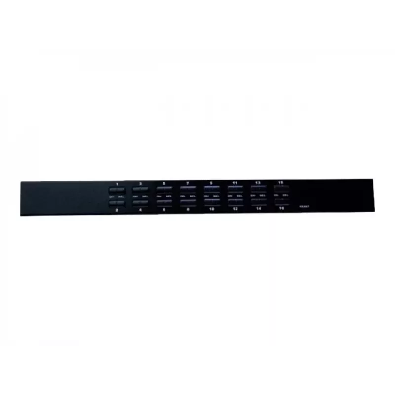 EXERTIS CONNECT 16-porttinen USB/PS/2 KVM-kytkin OSD:llä ja IP-etäkäytöllä 66310